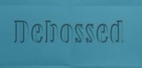 debossed.com logo